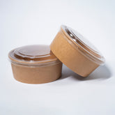 Bowl Kraft 750ml con Tapa PP